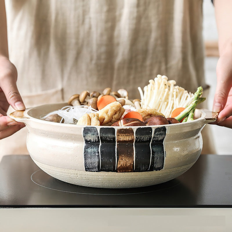 Stoneware Ceramic Casserole Kitchen Utensils