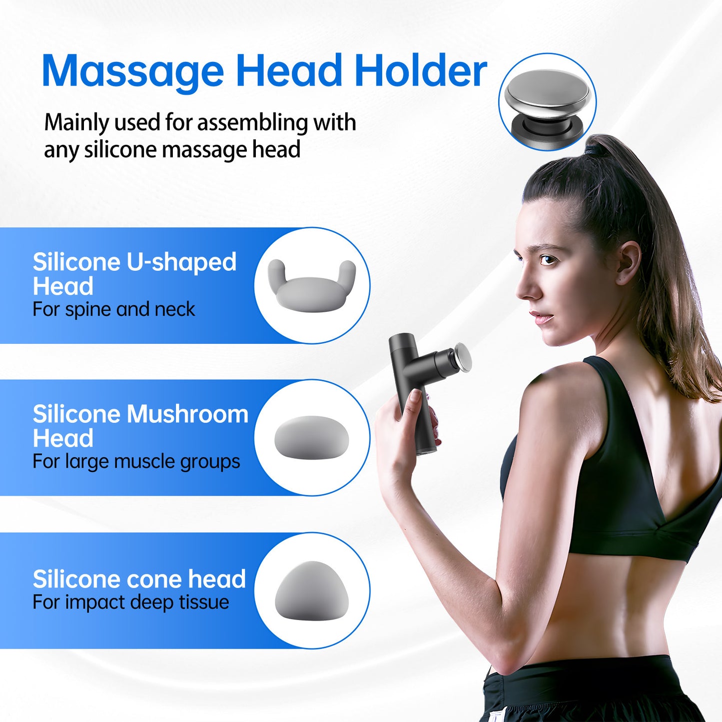 Professional Deep Tissue Massage Gun With Heat.