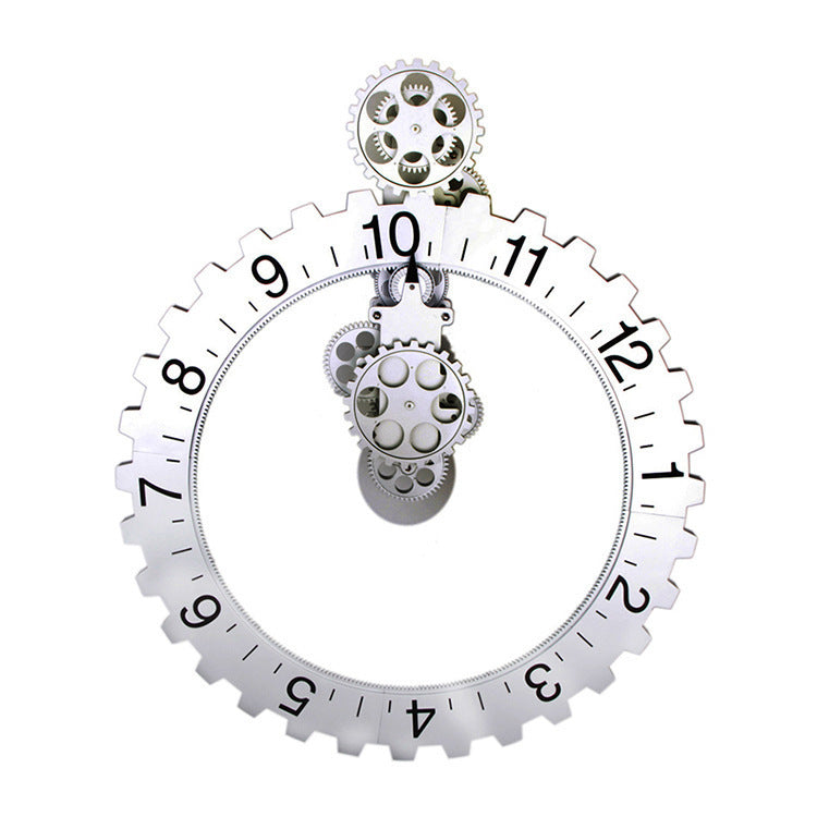 Antique Gear Clock Craft Clock Art  Large