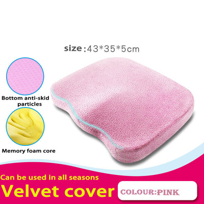 Memory Foam Seat Cushion – Orthopedic Pillow for Tailbone & Hip Pain Relief