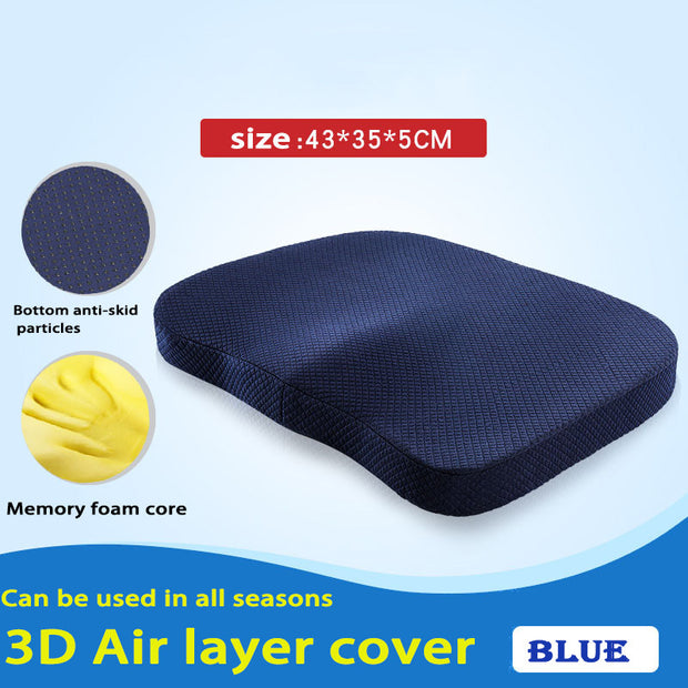 Memory Foam Seat Cushion – Orthopedic Pillow for Tailbone & Hip Pain Relief