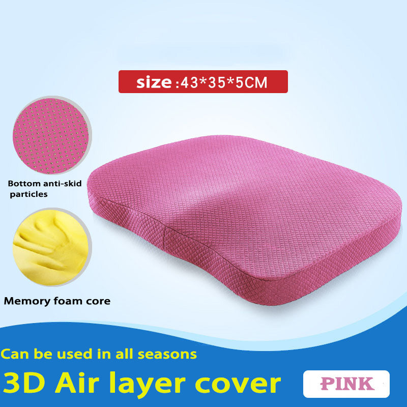 Memory Foam Seat Cushion – Orthopedic Pillow for Tailbone & Hip Pain Relief