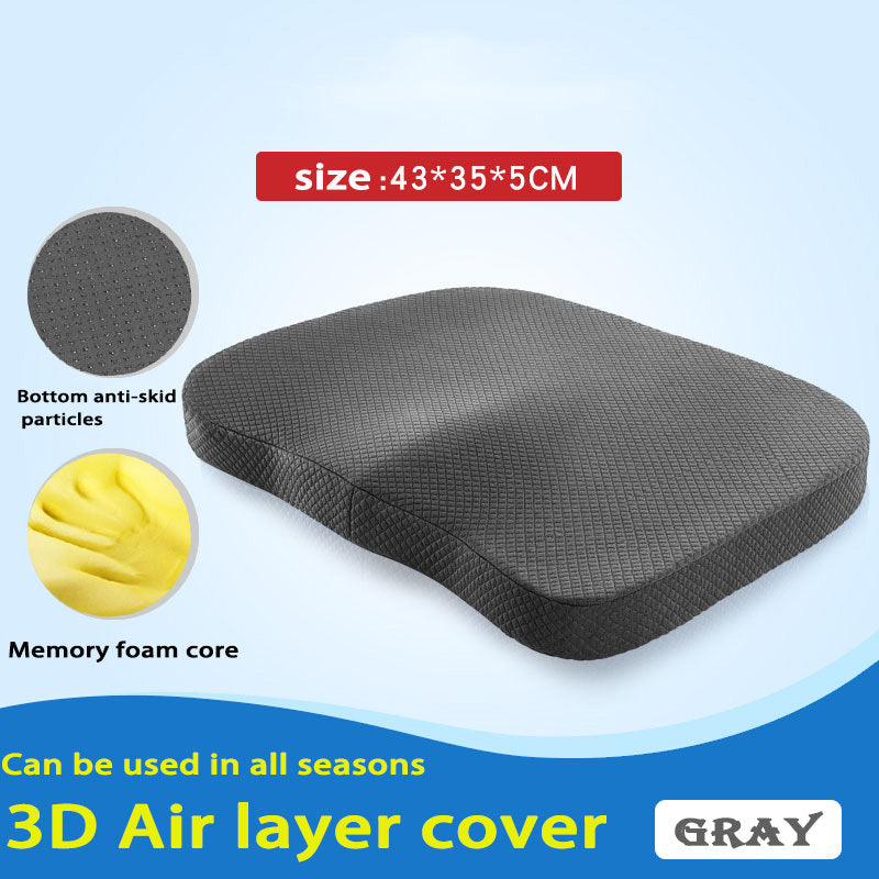Memory Foam Seat Cushion – Orthopedic Pillow for Tailbone & Hip Pain Relief