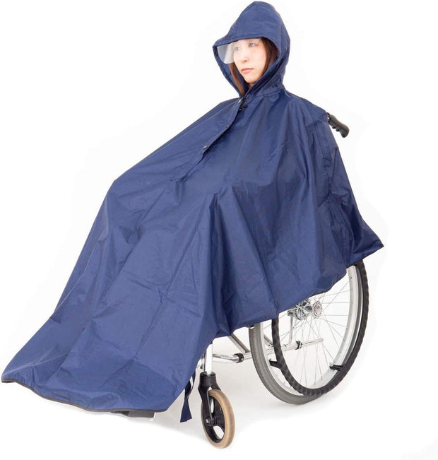 Wheelchair Raincoat Waterproof Reflective Thickened Elderly Scooter Cloak