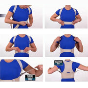 Sitting posture correction belt