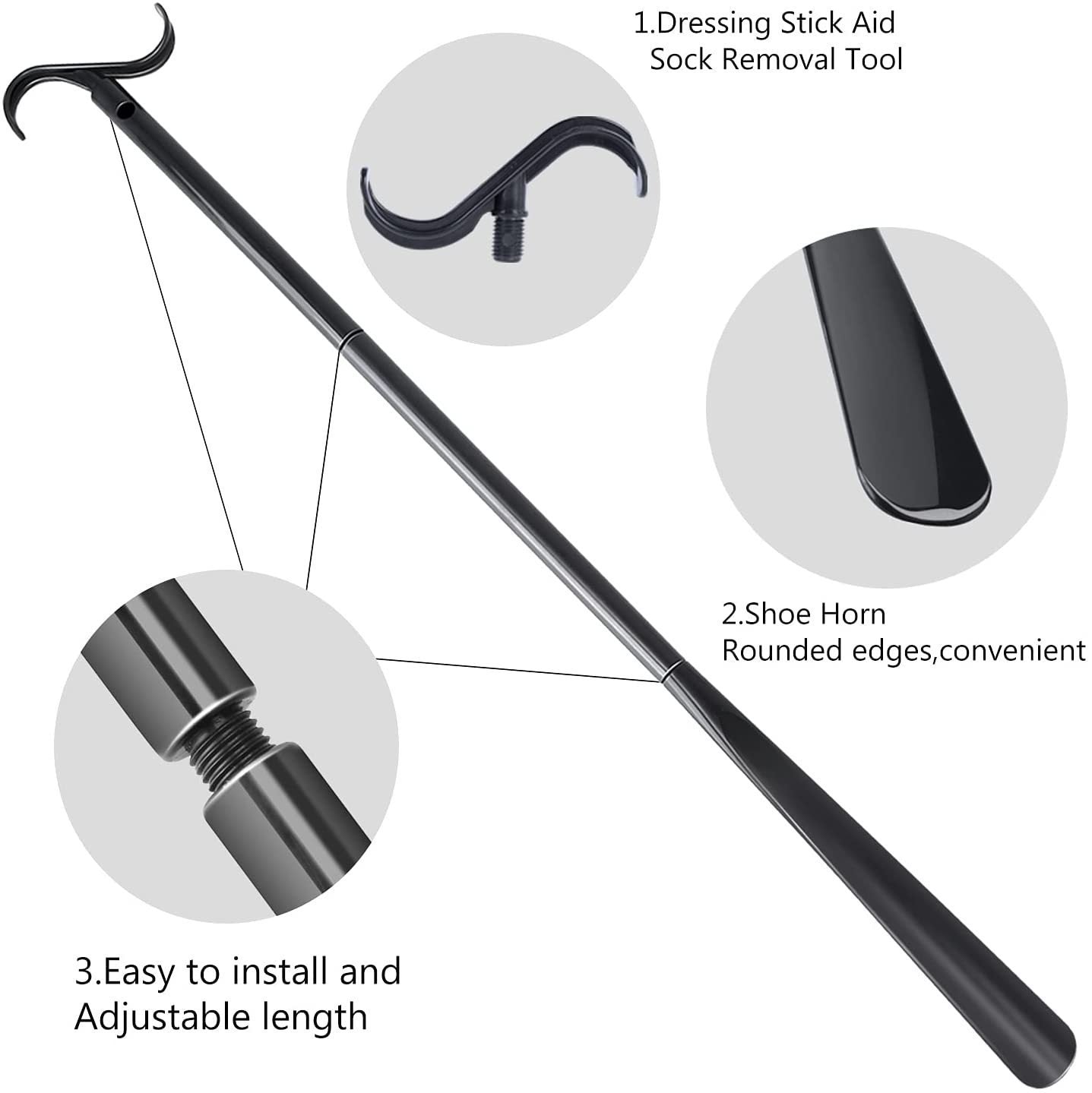 Household Long Pole Shoe Pulling For Elderly And Pregnant Women