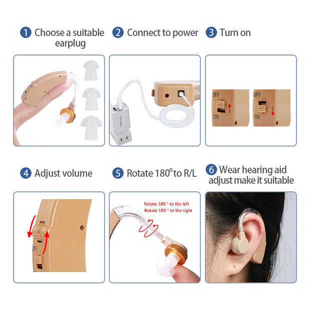 Hearing aids for the elderly