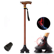 Aluminum LED lamp crutches for the elderly