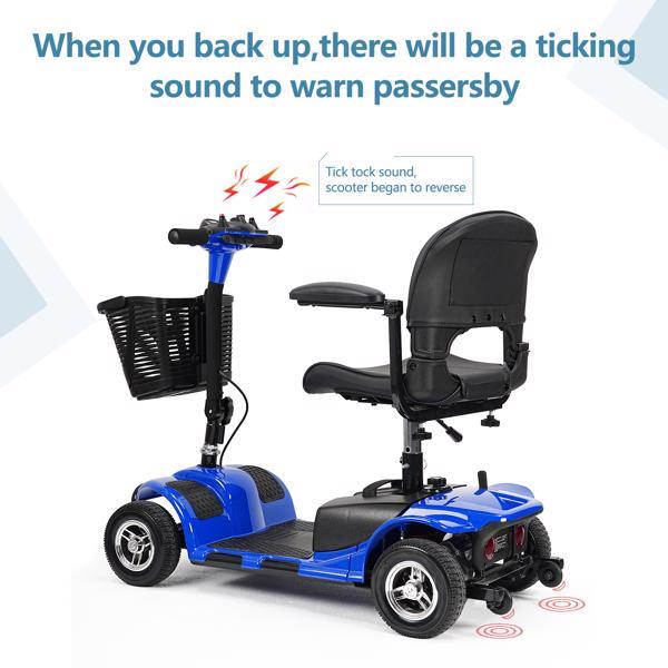 4-Wheel Mobile Scooter With Basket