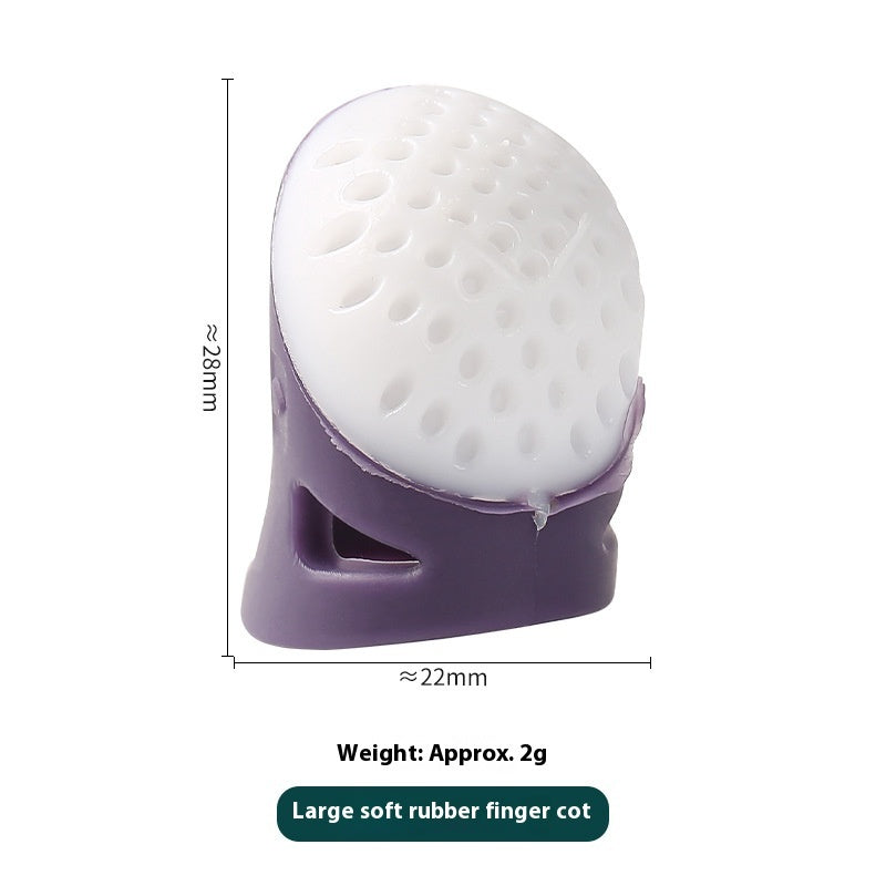Large Small Size Silicone Thimble Elderly Anti-pricking Finger