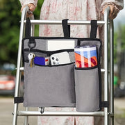 Organizer Pouch Bag With Cup Holder For Rollator Or Folding Walker