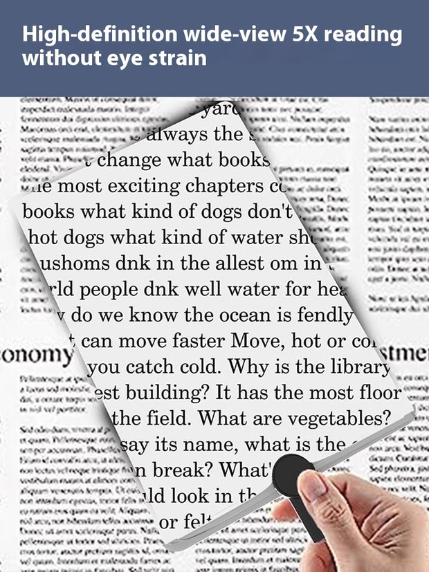 HD Book Reading Magnifying Glass
