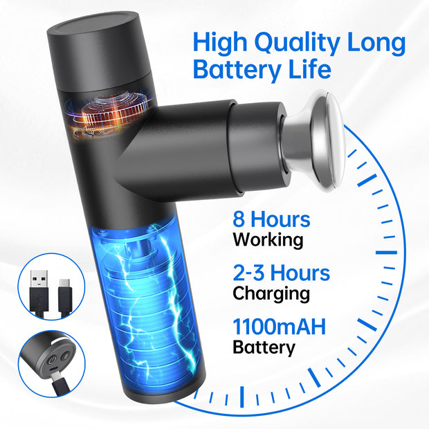 Professional Deep Tissue Massage Gun With Heat.