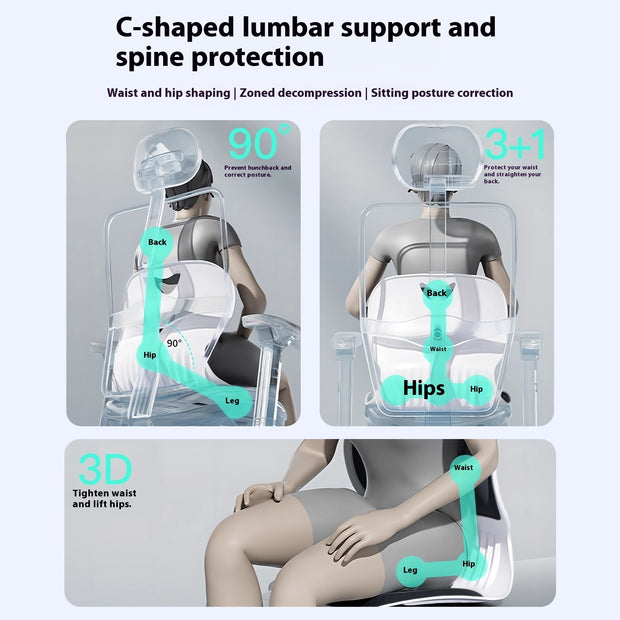 Waist Support Seat Cushions Long Sitting Artifact Back Cushion Lumbar Pillow