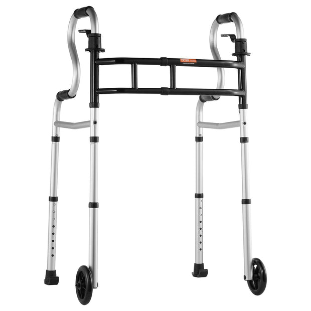 Folding Walker Stand-Assist Folding Walkers With Adjustable Height & Width