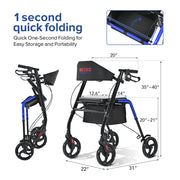 Ultra Stable Rollator Walker
