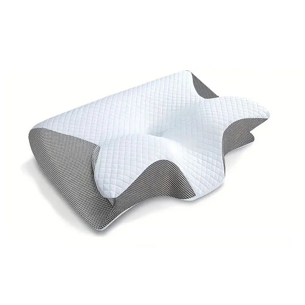 Memory Foam Cervical Pillow – Ergonomic 2-in-1 Contour for Neck Pain Relief