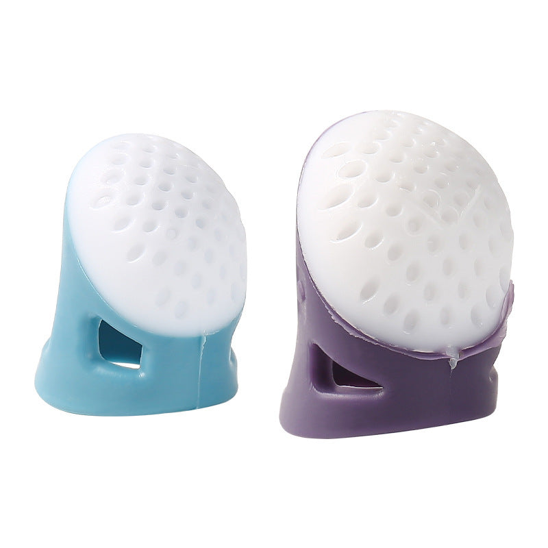 Large Small Size Silicone Thimble Elderly Anti-pricking Finger