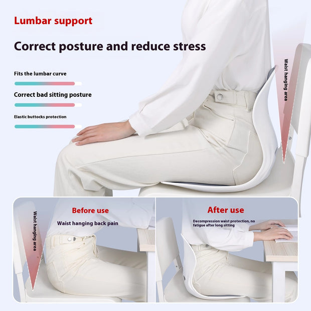 Waist Support Seat Cushions Long Sitting Artifact Back Cushion Lumbar Pillow