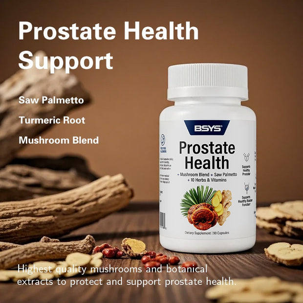 BSYS Prostate Health Capsules – Support for Urinary, Bladder & Immune Wellness