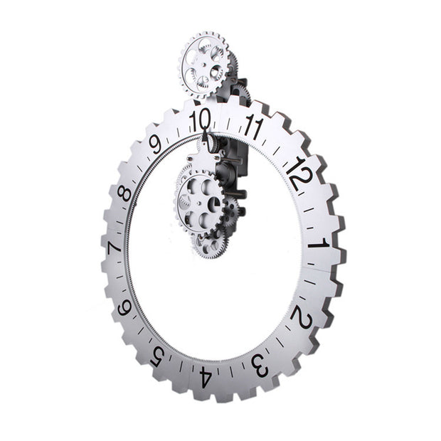 Antique Gear Clock Craft Clock Art  Large