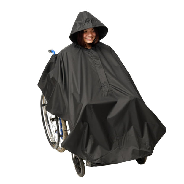 Wheelchair Raincoat Waterproof Reflective Thickened Elderly Scooter Cloak